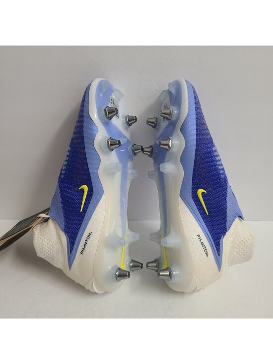 NEW Nike Phantom 6 Elite High SG Soccer Cleats IH1198-400 Size 6 Blue #1 main image 6